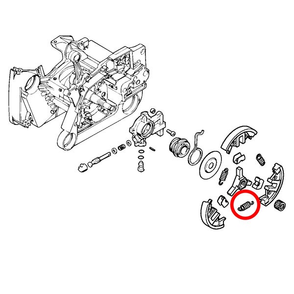 Vzmet sklopke Stihl 064 066 640 650 660