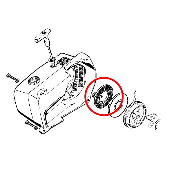 Povratna vzmet STIHL 041.050.05