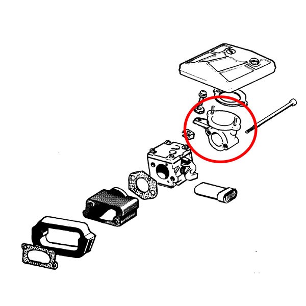 Nosilec filtra zraka Husqvarna 61 66 266