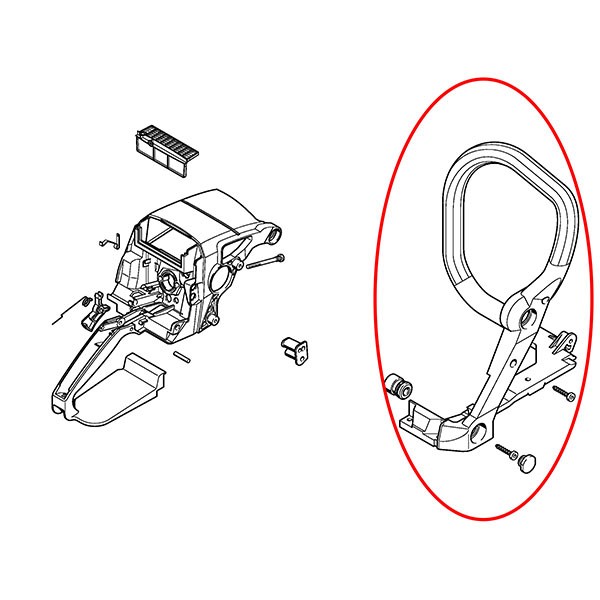 Ročaj motorne žage S029.039.MS290.310.390