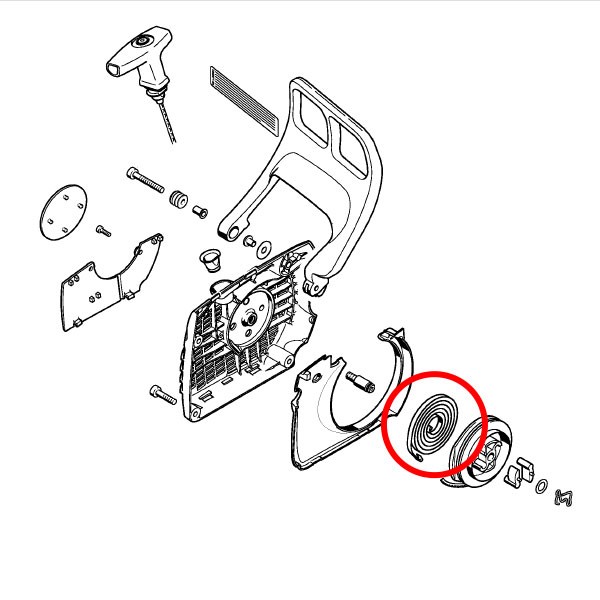 Povratna vzmet STIHL S341.361.441