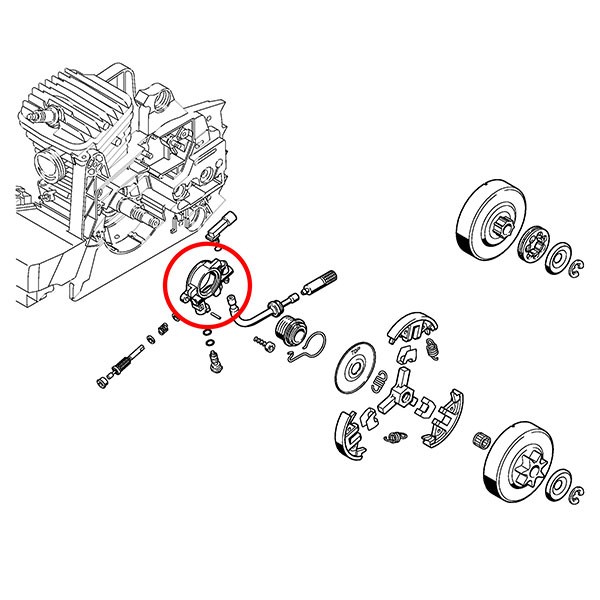 Oljna črpalka Stihl 029 039 290 310 390