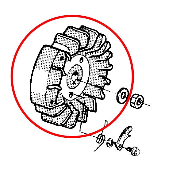 Magnet Husqvarna 61 novi tip 268  