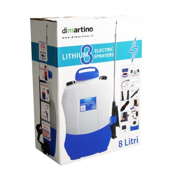 Baterijska škropilnica Di Martino - Italija 8 litrov
